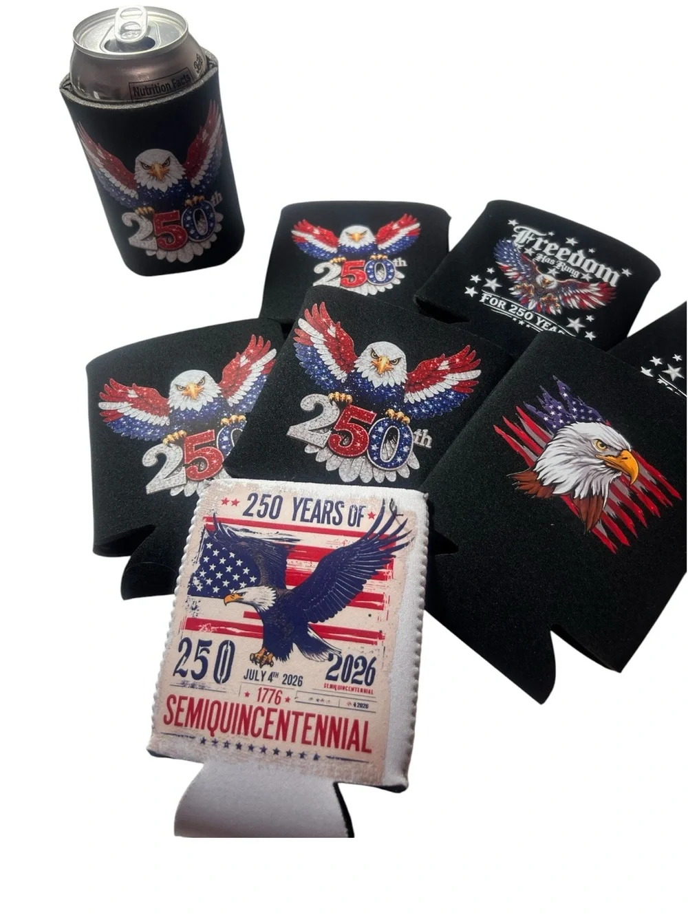 1 foam Can Cooler Koozie pick a design. Great for cans and bottles New